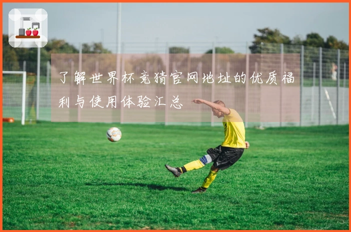 了解世界杯竞猜官网地址的优质福利与使用体验汇总